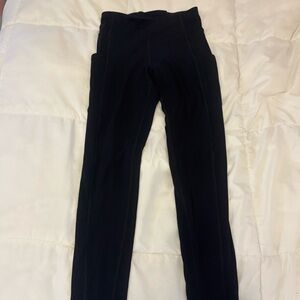 Black Lululemon Leggings with Pockets